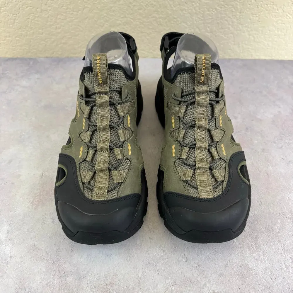 Skechers Shoes Mens Size 7 Fairport-Bradley Outdoor Olive Green Sport Sandal